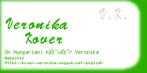 veronika kover business card